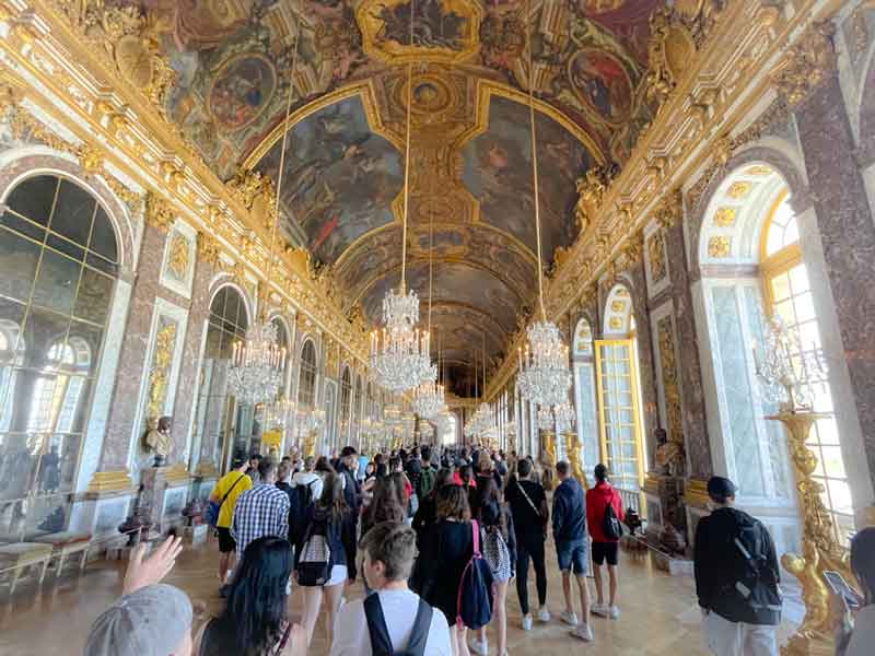 Spiegelzaal bezoeken in het Paleis van Versailles