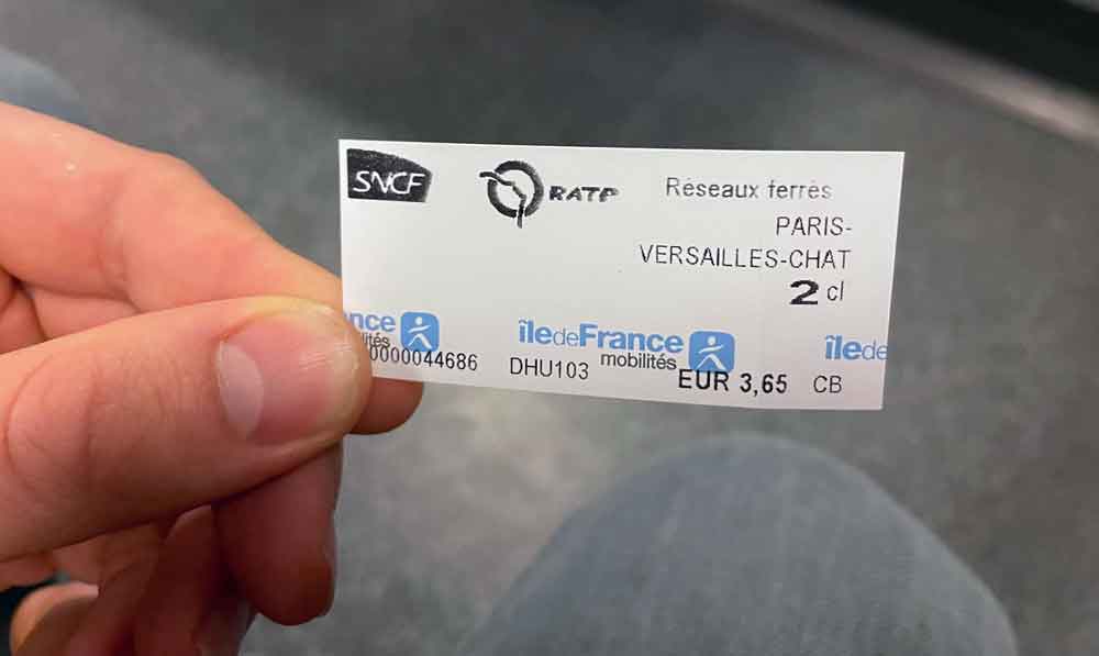 Treinkaartjes naar Versailles vanuit Parijs