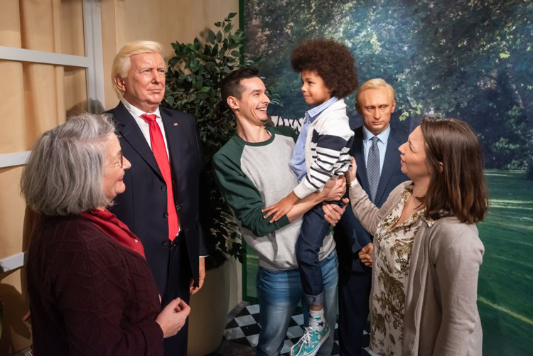 Trump in het Grevin Wax Museum
