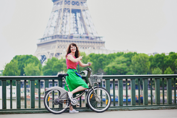 Met de fiets door Parijs
