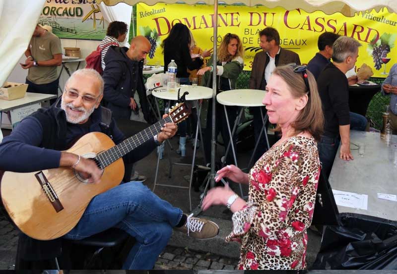 Muziek tijdens het oogstfeest