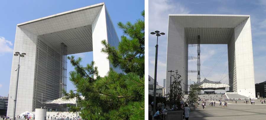 Arc la Defense in aanbouw