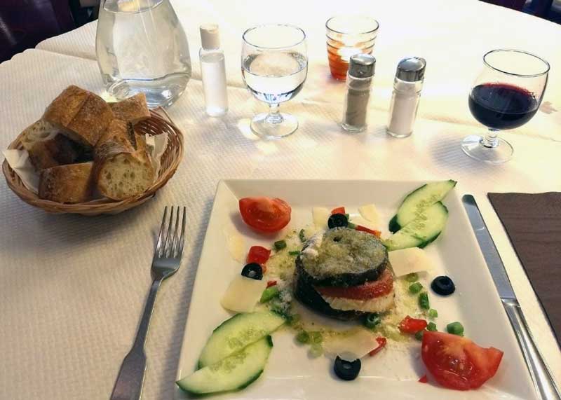 Brood altijd bij het eten in Frankrijk