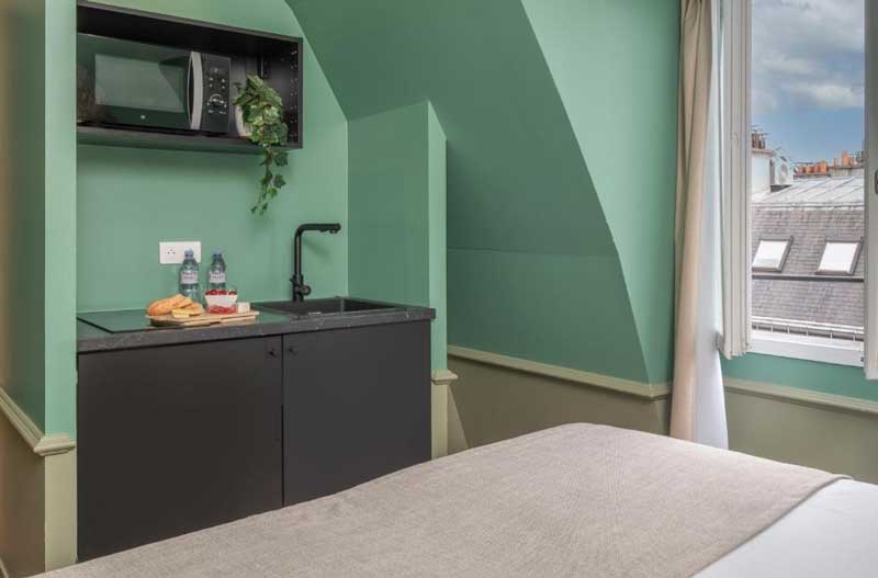 Appartement in Parijs dichtbij Gare du Nord.