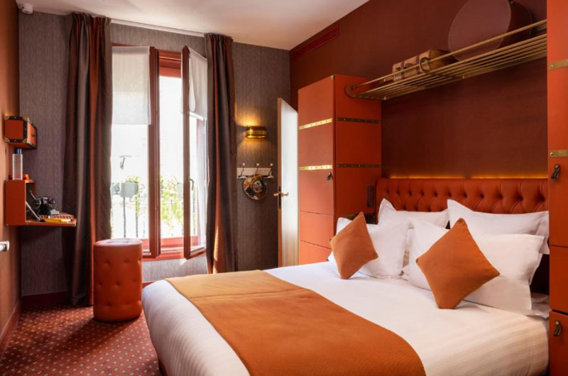 Hotel Whistler Parijs – stijlvol treinthema en perfecte ligging tegenover Gare du Nord