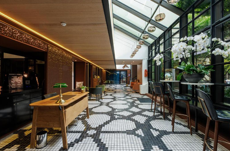 binnenzwembad van Novotel Paris Les Halles bij Châtelet Les Halles