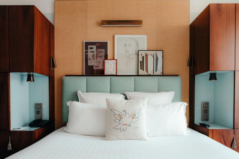 art deco interieur van Hôtel Eiffel Blomet in het 15e arrondissement