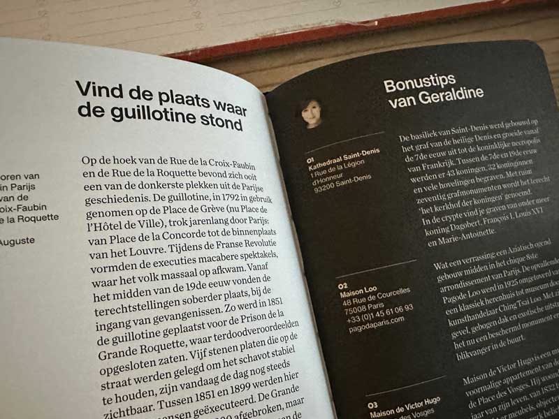 Boek met originele tips voor Parijs