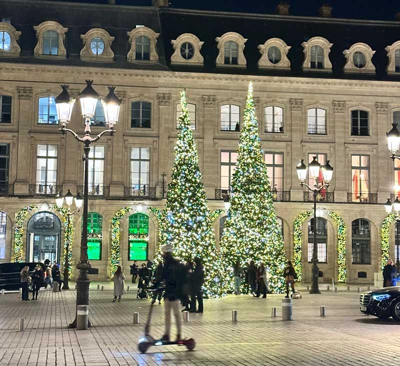 Place Vendome, Parijs met Kerst