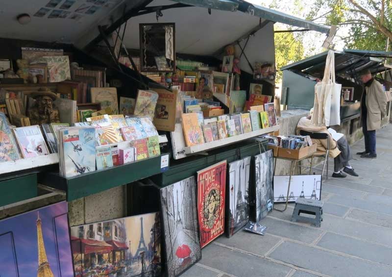 Bouquinistes in Parijs