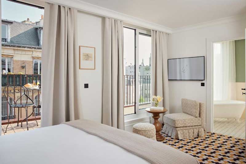 Hôtel Noucha in Parijs, een stijlvolle keuze bij Roland Garros