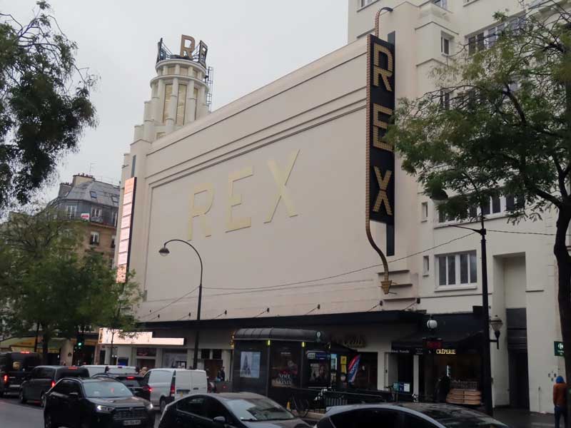 Beroemde bioscoop Rex in Parijs