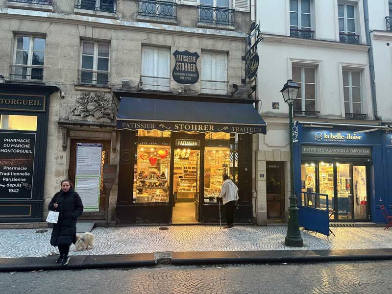 Patisserie Stohrer in het 2e arrondissement van Parijs