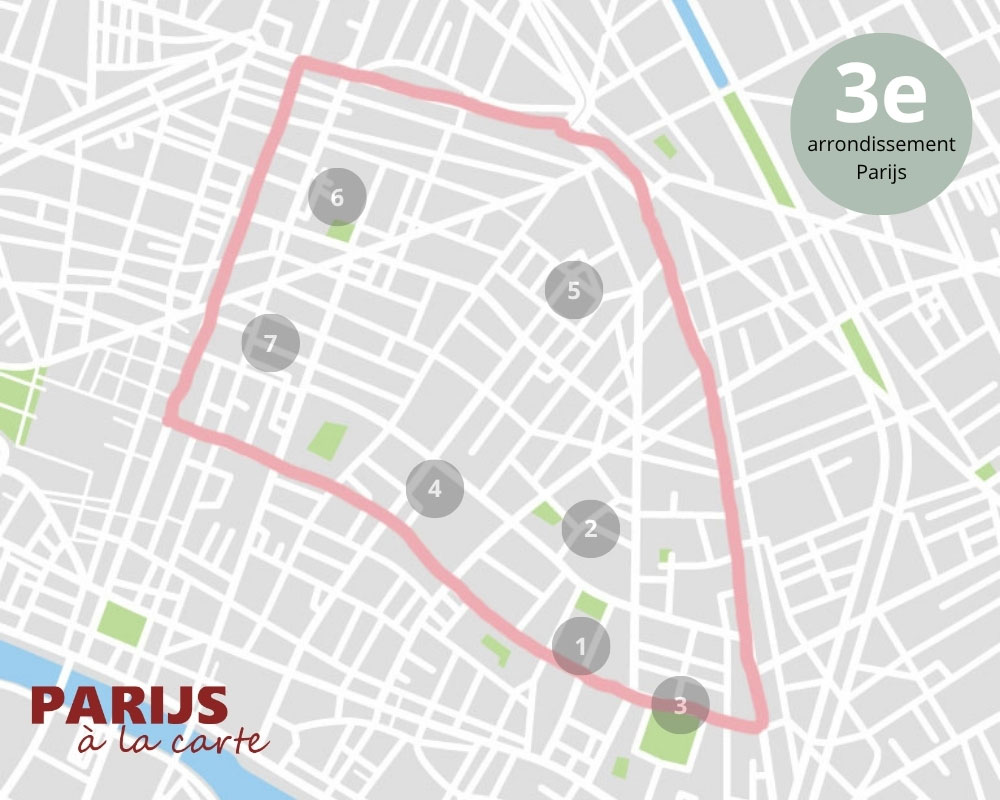 tips en bezienswaardigheden in het 3e arrondissement van Parijs