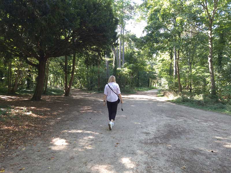 Je kunt eindeloos wandelen in het bos : Bois Boulonge, bij Parijs