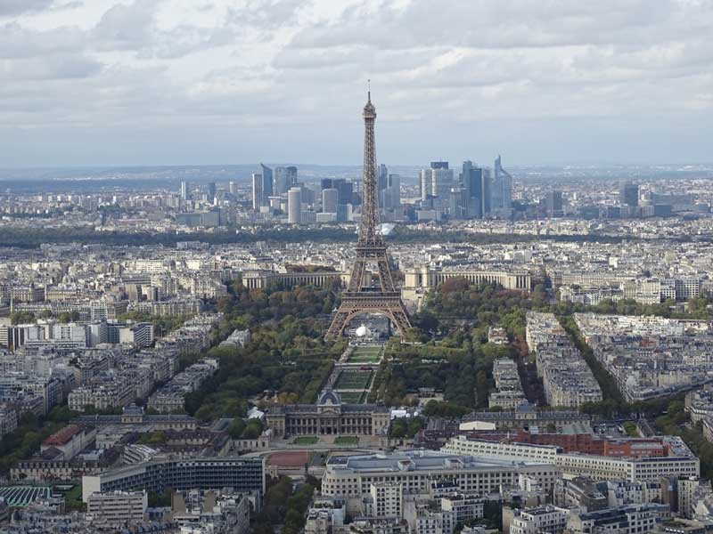Het uitzicht vanaf Tour Montparnasse.